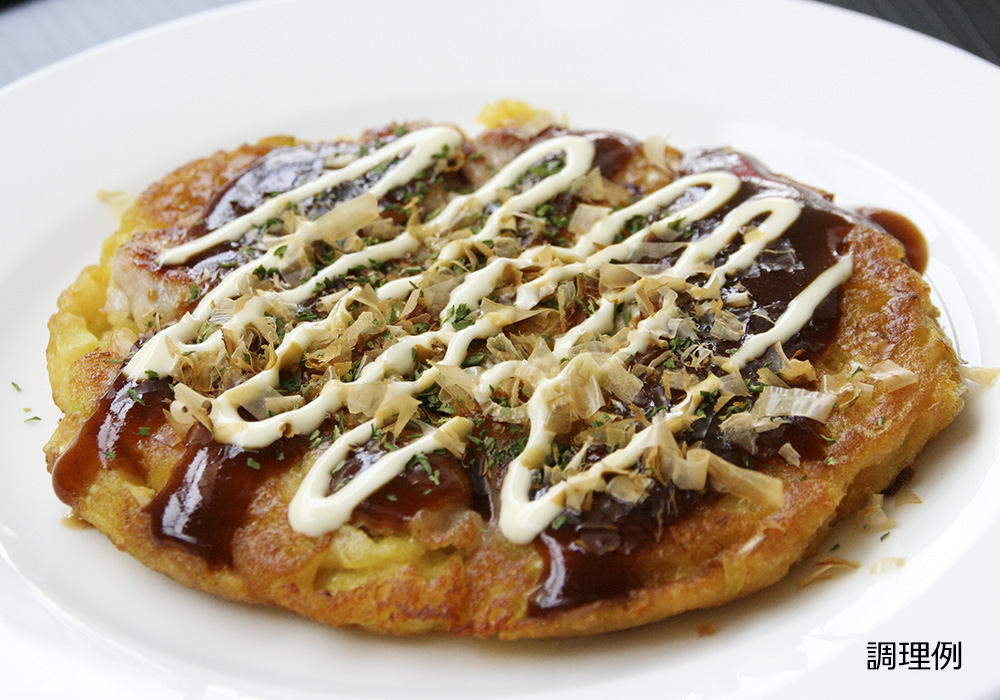 もぐもぐ工房の　おこめで作ったお好み焼き粉（国産米粉使用）