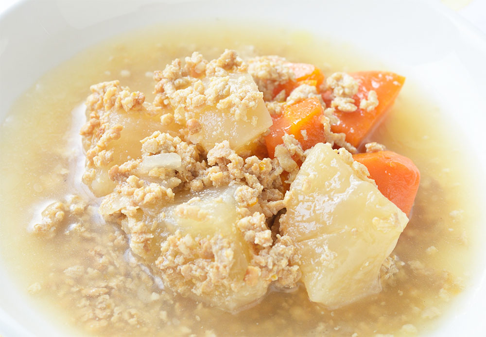 一期一菜　大根のそぼろ煮