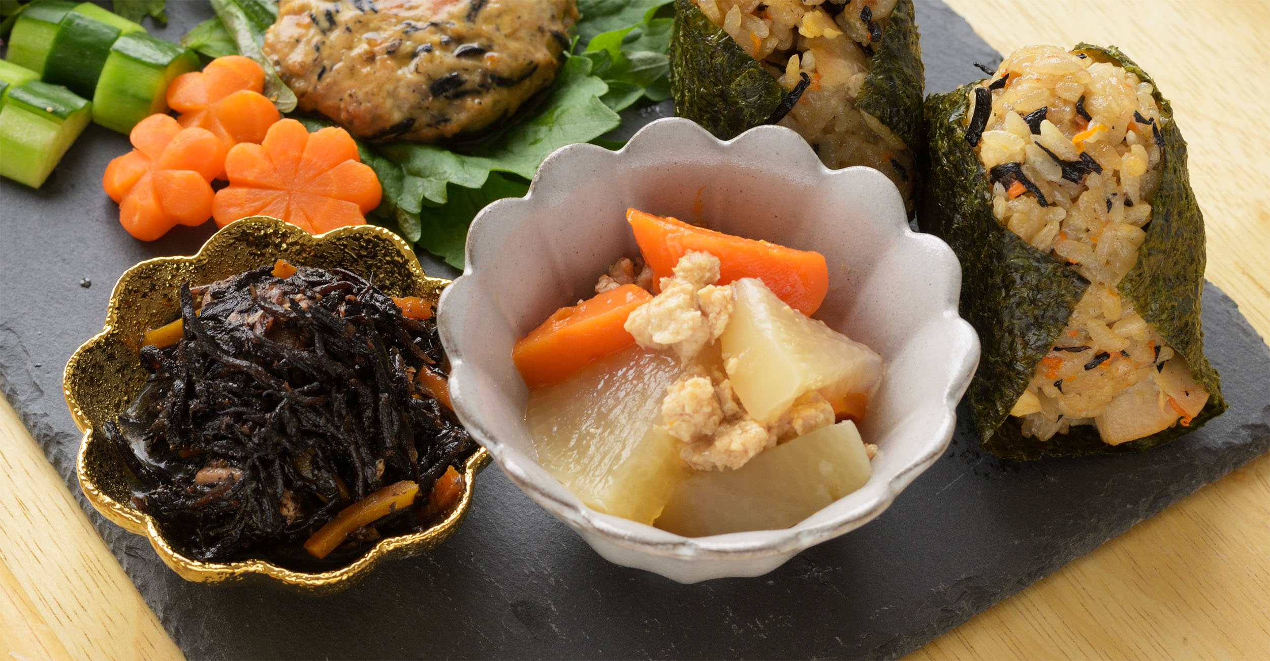 一期一菜　大根のそぼろ煮 調理例